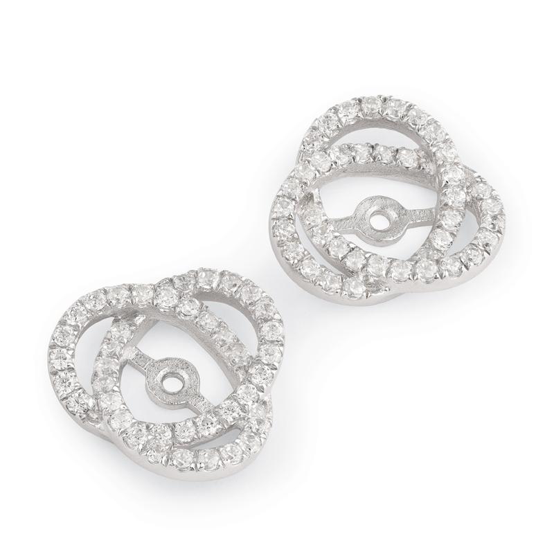 Sterling Silver Earring Jackets